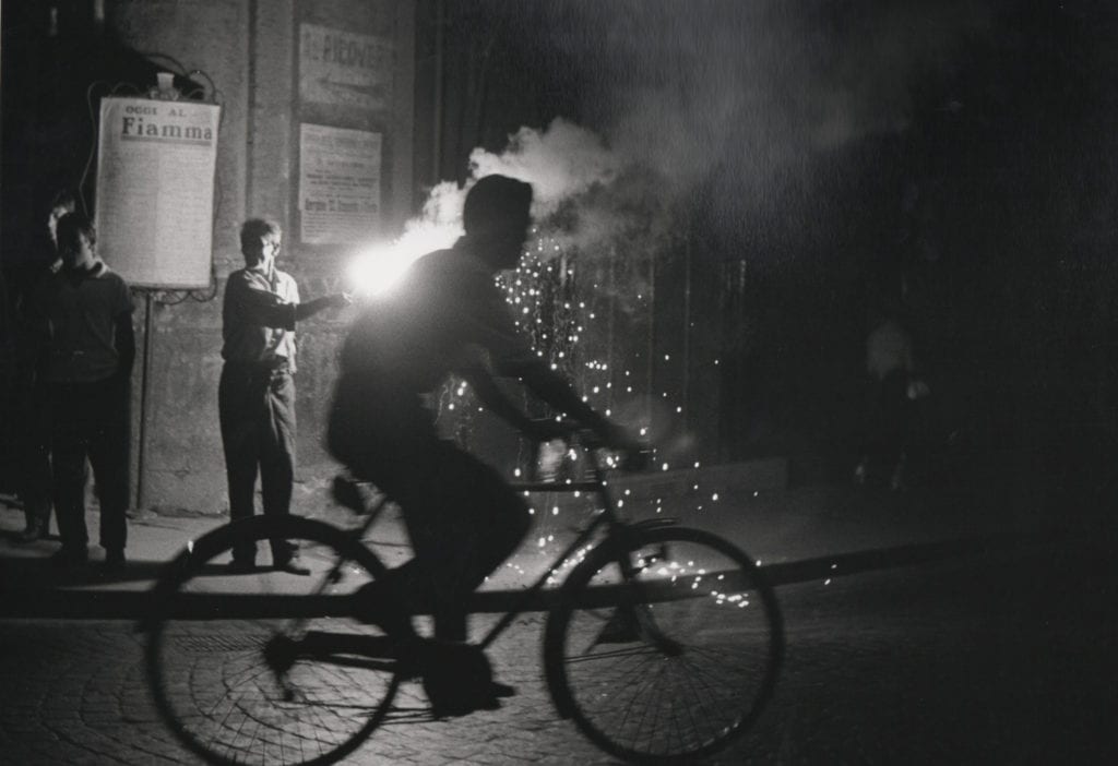 Vélo nuit Naples (Bicycle at night in Naples)