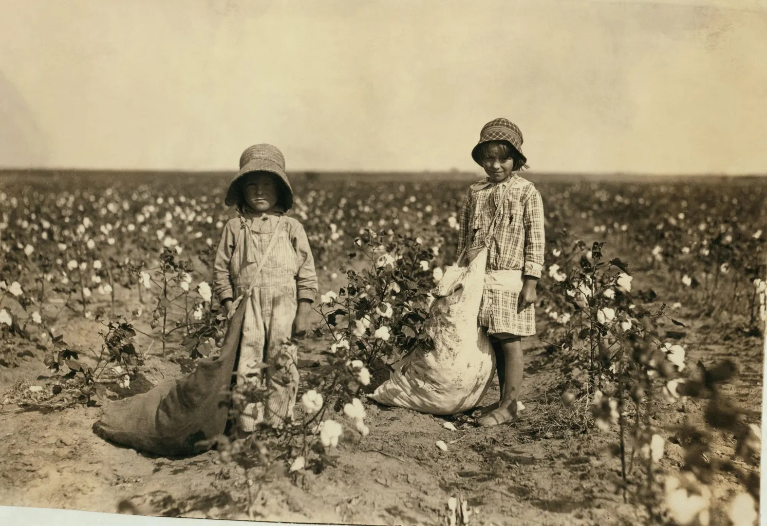 Jewel and Harold Walker, Cotton Pickers