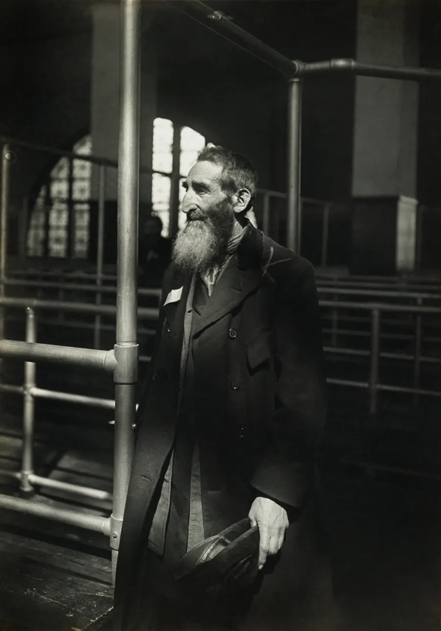 Patriarch at Ellis Island