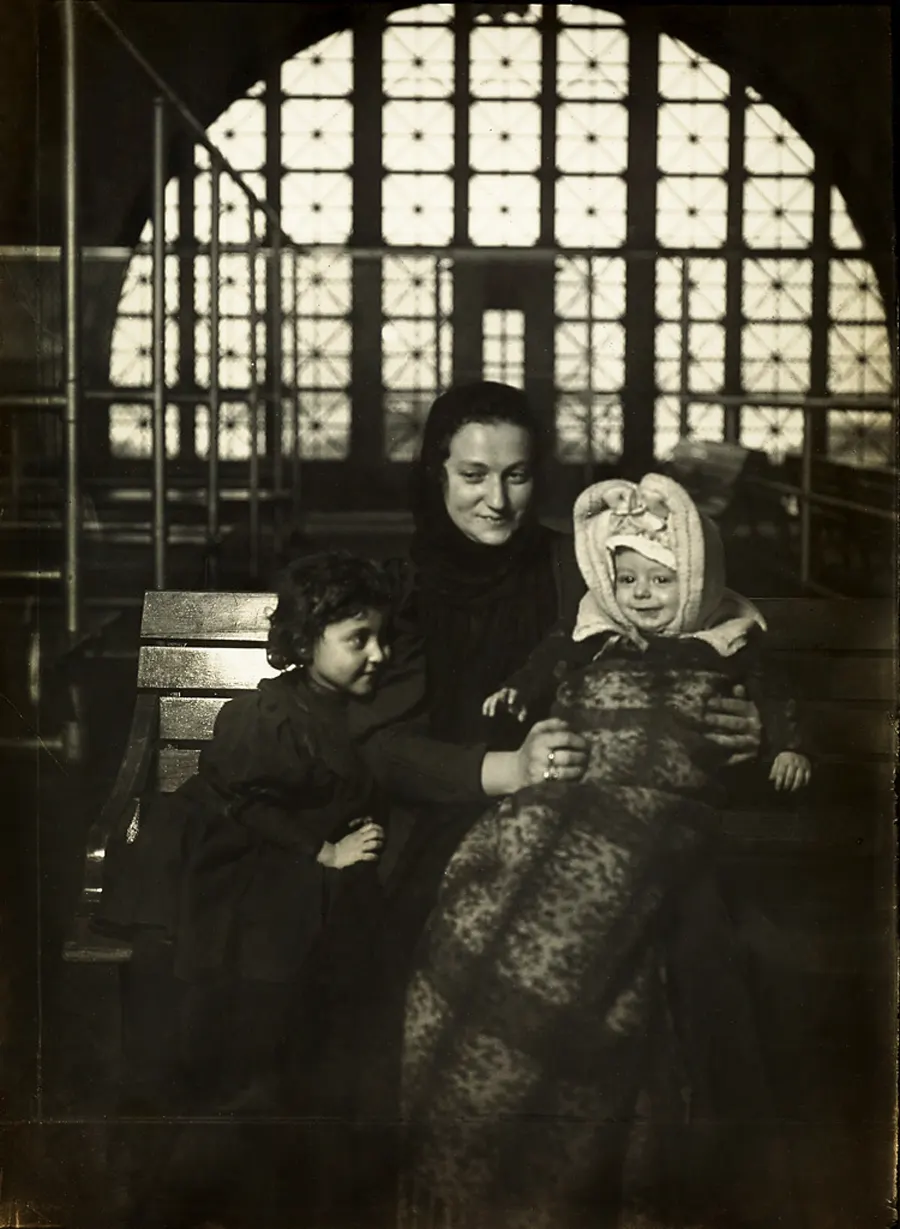 Russian Family at Ellis Island